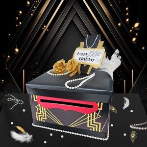 The Great Gatsby Inspired Birthday Card Box