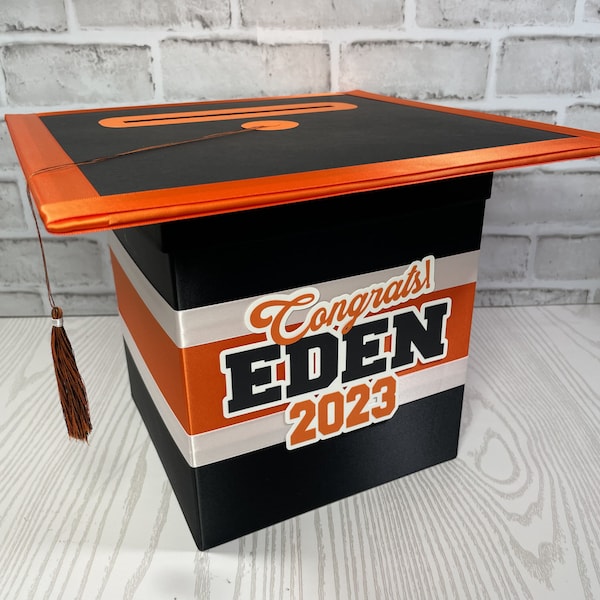 8x8 Graduation Party Card Box for Any Year, Style 1