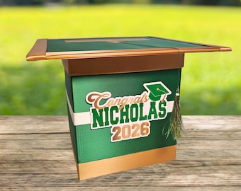 Custom Graduation Party Card Box, Greeting Card Envelope Holder, Style 3
