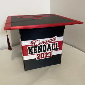 8x8 Graduation Party Card Box for Any Year, Style 1