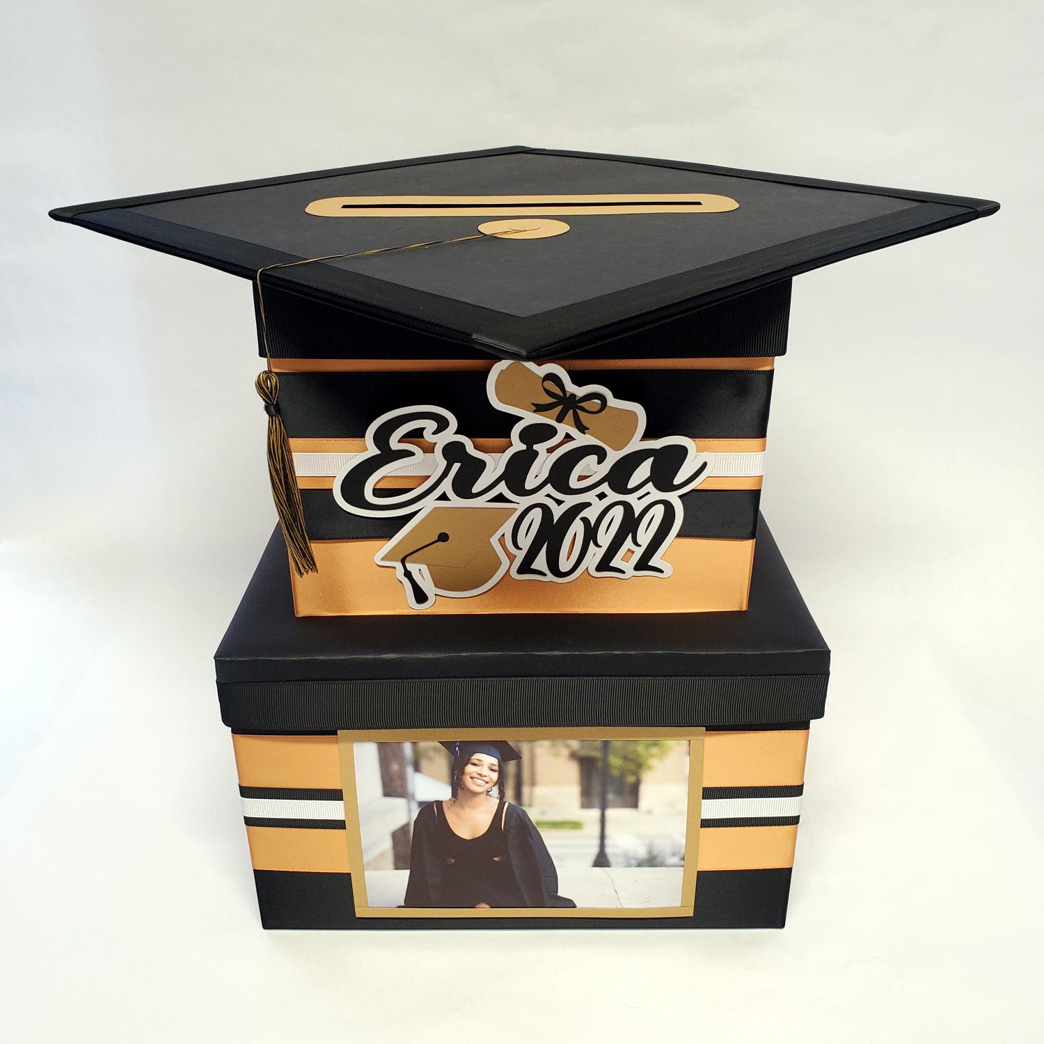 grad cap card box Grad Cap Shaped Card Box main image 1