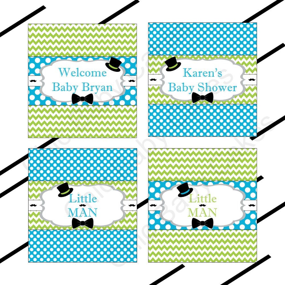 Printable Little Man Baby Shower Decorations Pack Little Man | Etsy