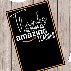 Teacher Appreciation Gift Card Holder: Printable Thank You (PDF & PNG Download)