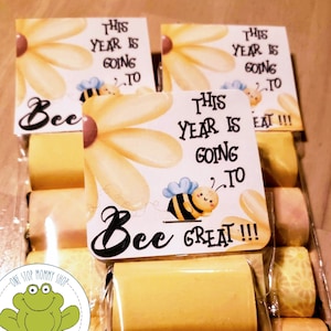 Bee Bag Topper – Classroom Party Favor Printable (Digital Download)