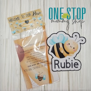 Willkommen zu unserem Hive Bag Topper: Bienen-Thema Klassenzimmer zum Ausdrucken (PDF- und PNG-Download)