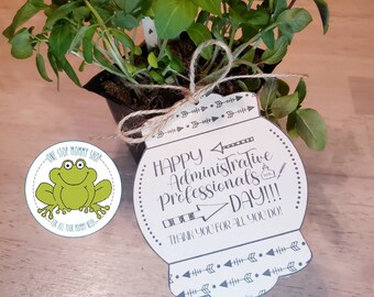 Étiquettes cadeaux pour les professionnels de l&#39;administration : remerciement imprimable (téléchargement PDF et PNG)