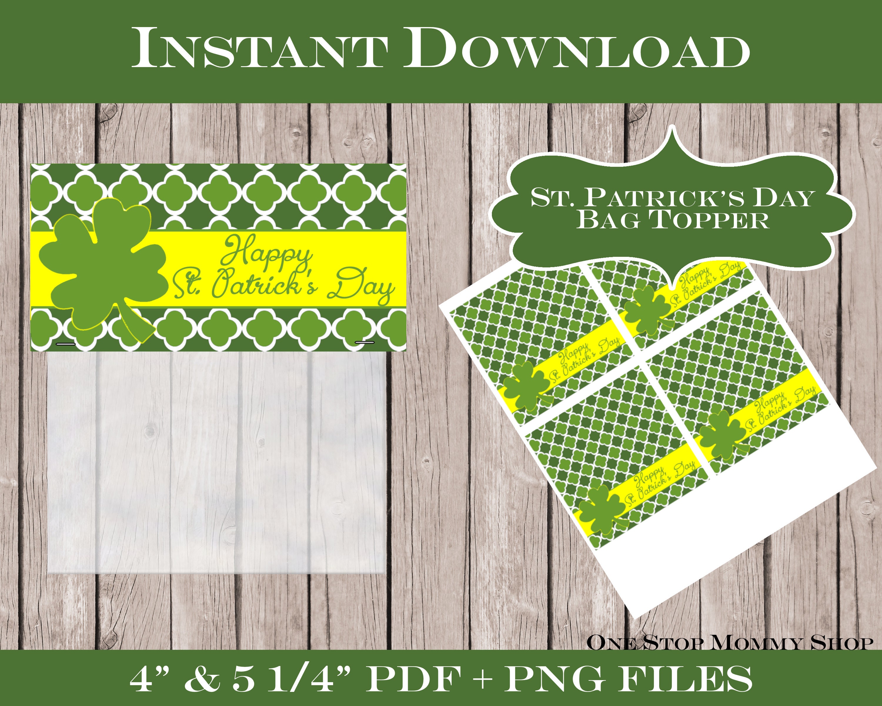 St Patrick s Day Bag Topper Print At Home Printable Etsy st-patrick-s-day-bag-topper-print-at-home-printable-etsy