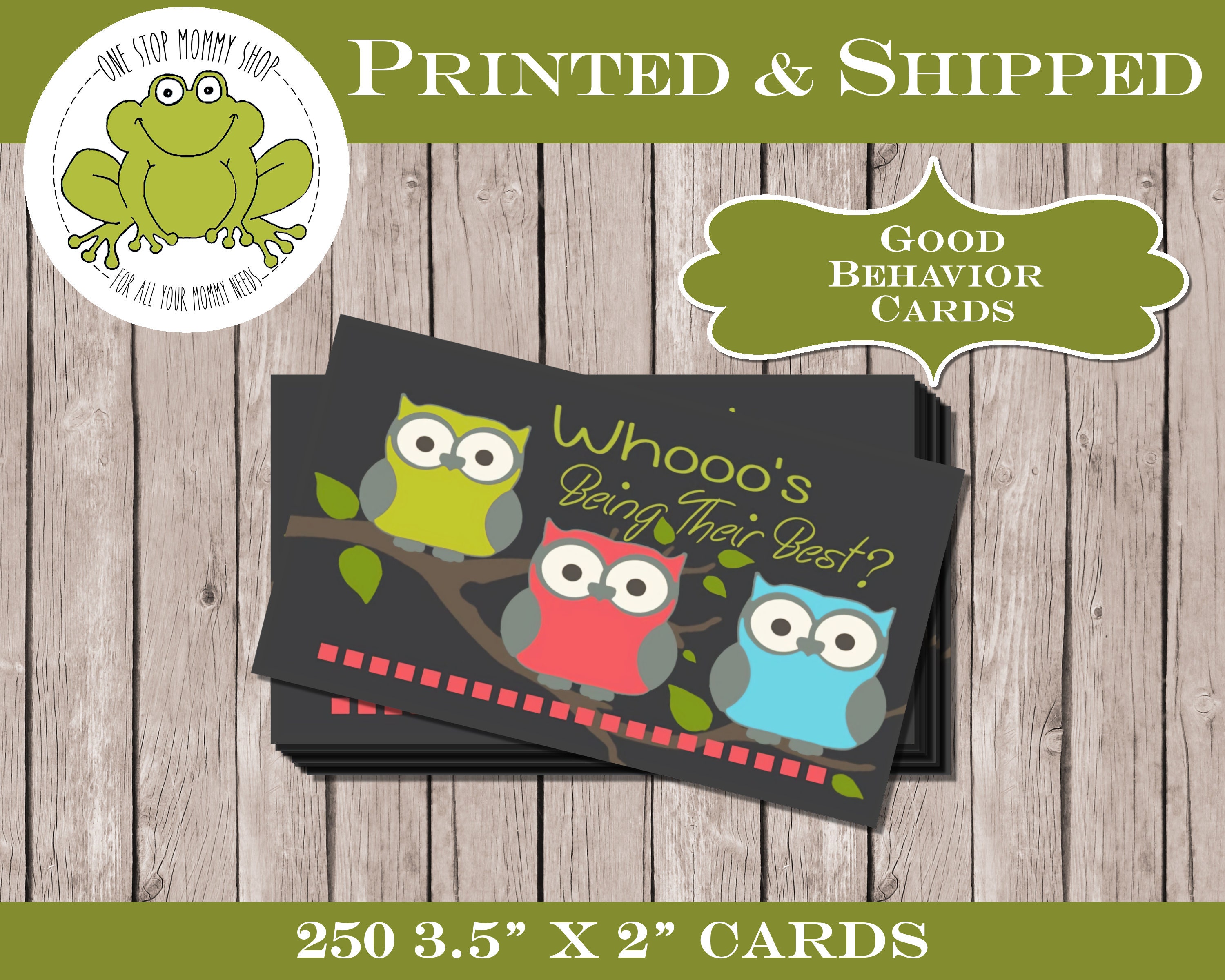 50Pcs/Set Kids Reward Cards Cartoon Animals Punch Cards for