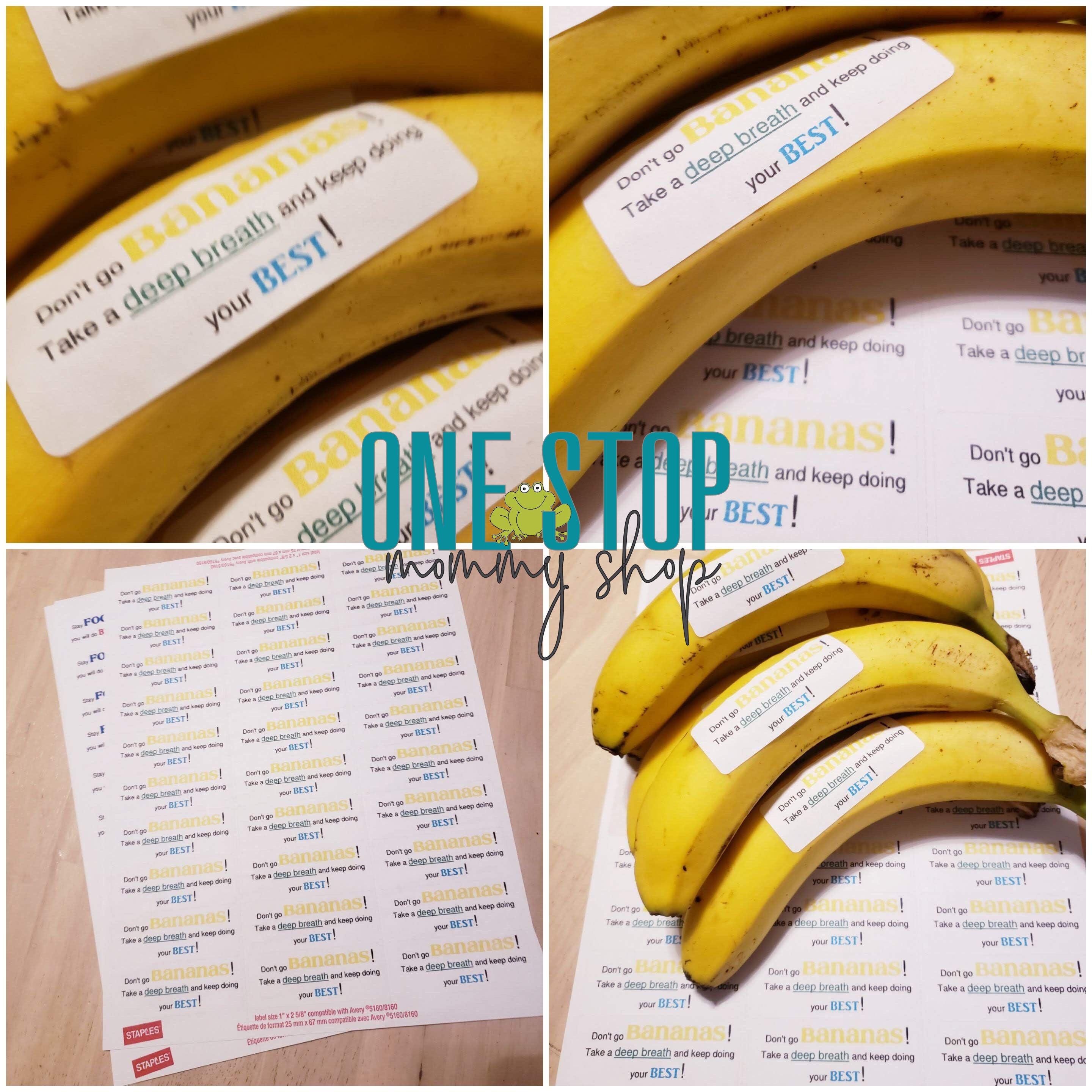 Motivational Testing Stickers: Printable Treat Labels (PDF Download) - Etsy