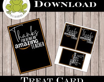 Porta tarjetas de agradecimiento para maestros: imprimible (descarga en PDF y PNG)