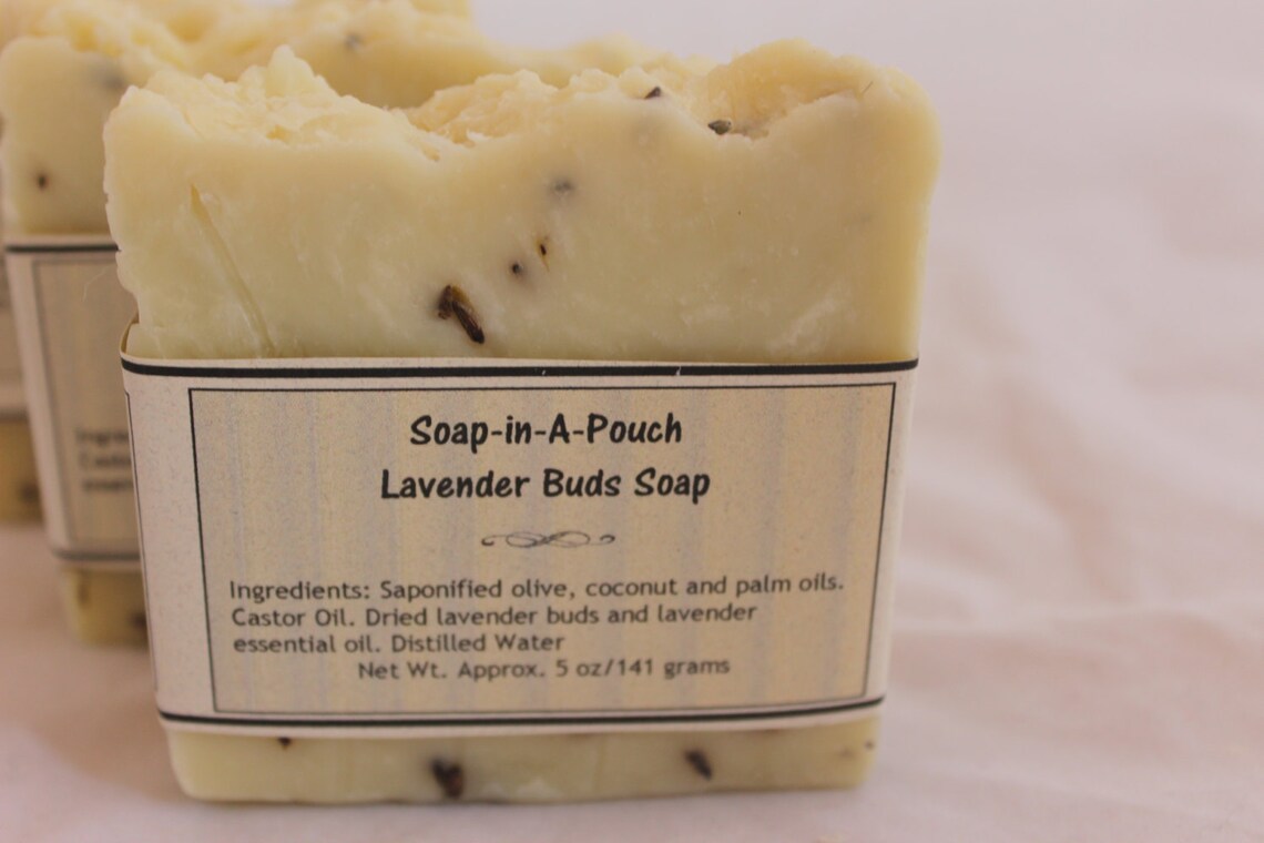Lavender Buds Soap/lavender Soap/natural Lavender Buds Soap Etsy