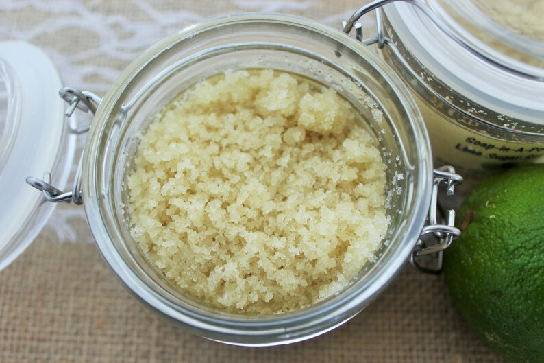 Lime Sugar Scrub/Natural Lime Sugar Scrub/Citrus Scrub/Citrus Etsy