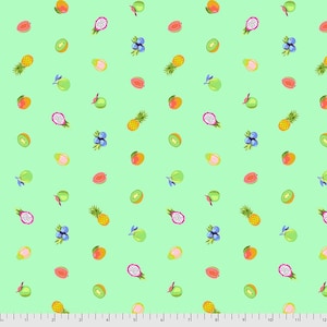SALE Fruit Fabric, Forbidden Fruit Snacks Mojito, Daydreamer by Tula Pink, By the Half or Full Yards