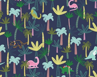 Dinosaur Fabric, The Lost World, I'm Rexy and I Know It by Dear Stella, By the Half or Full Yard