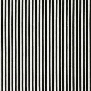 Stripe Fabric, 1/8 Inch Stripe in Black and White by Timeless Treasures By The Half or Full Yard