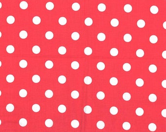 Dot Fabric, Thats It Dot in Lipstick by Michael Miller, By the Half or Full Yard