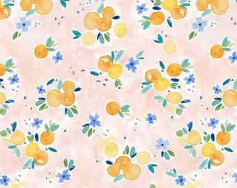 SALE Oranges Fabric, Summer Lovin by Dear Stella, By the Half or Full Yard