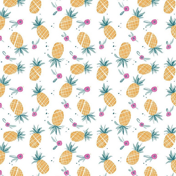 Pineapple Fabric Etsy