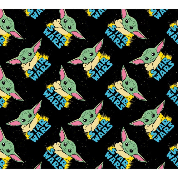SALE Baby Yoda Fabric Mandalorian The Child by Camelot Fabrics