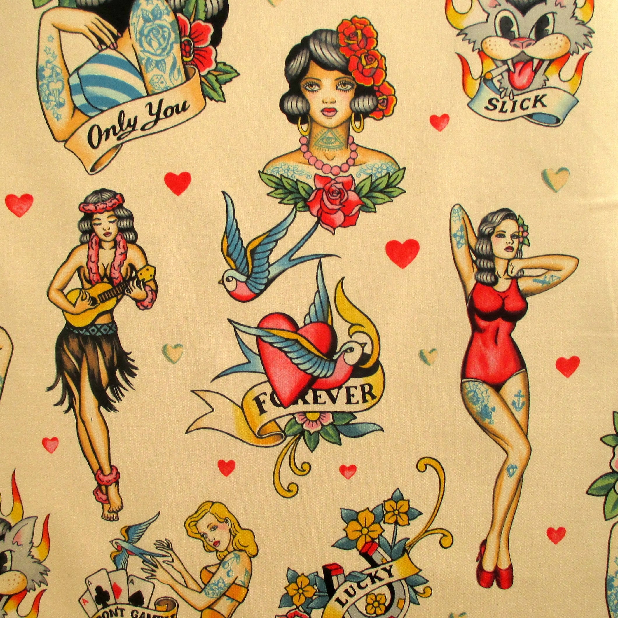 Traditional Pin Up Tattoo