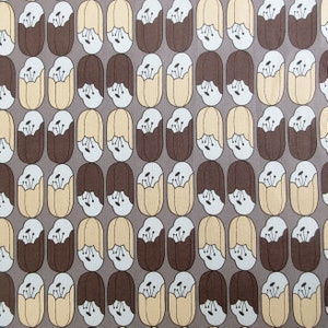 Fabric, A Ghastlie Bulb in Blue Gray by Alexander Henry, Last One Yard