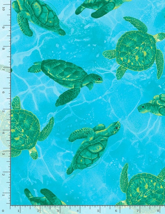 Tela de tortuga marina magia del océano por tesoros - Etsy México Tela de tortuga marina magia del océano por tesoros - Etsy México
