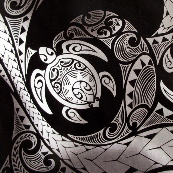 Turtle Fabric Hawaiian Honu Sea Turtle Swirl in Black - Etsy Canada Turtle Fabric Hawaiian Honu Sea Turtle Swirl in Black - Etsy Canada
