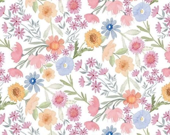 Floral Fabric, Spring Fling, And Sew it Goes by Dear Stella, By the Half or Full Yard