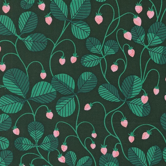 Strawberry Fabric, Love Letter Hunter by Moda, By the Half or Full Yard
