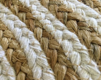Rag Jute Rug Round