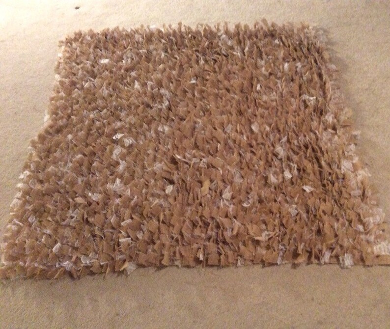 Large Burlap Rug Rag Rug Burlap and Lace Rustic Country Etsy