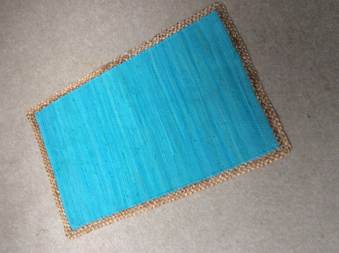 Handmade Chindi Rug, Handmade Rag Rug, Boho Rag Rug, Hippie Rag Rug