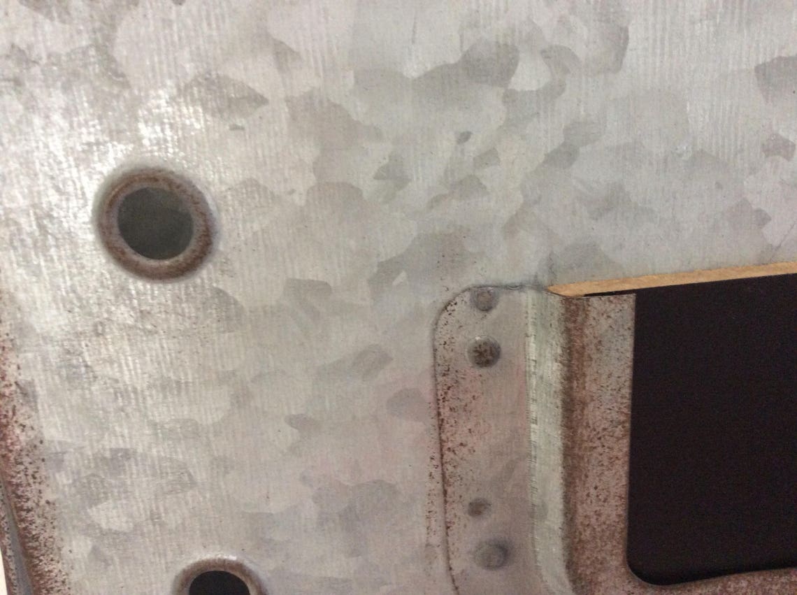 Galvanisierter Wandkorb aus Metall Briefkorb Distressed | Etsy