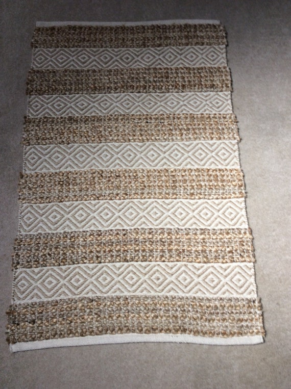 Jute Handgefertigt Boho Teppich Hippie Teppich Vegan Etsy