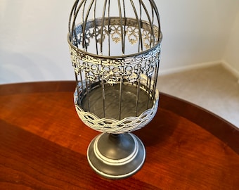 Gray Bird cage