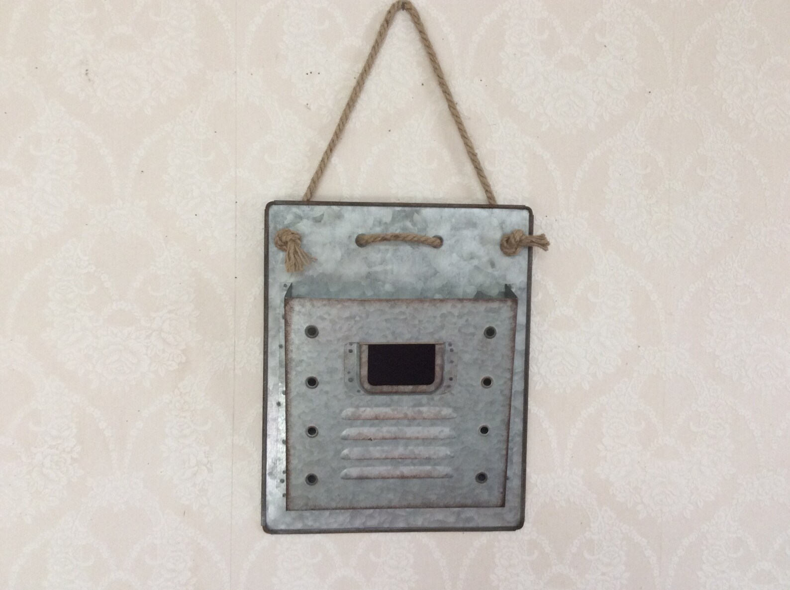 Galvanisierter Wandkorb aus Metall Briefkorb Distressed | Etsy