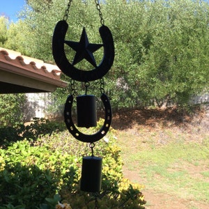 Hanging Bell, Large Cast Iron Door Bell, Ringing Dinner Bell, Western Rustic, Door Bell,