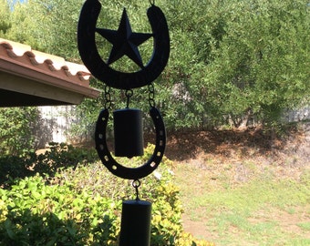Pendaison de sonnerie de cloches, cloche de porte fonte grande, dîner Bell, Western rustique, sonnette,