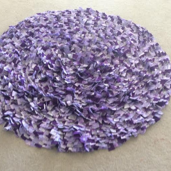 Round Rag Rug - Etsy