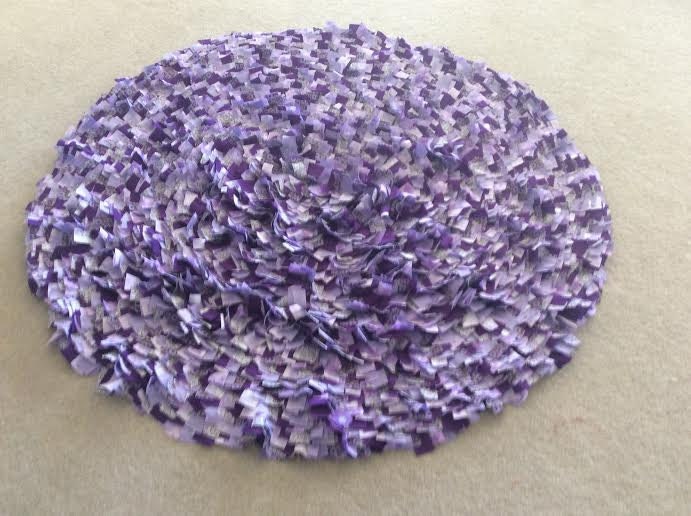 Round Rag Rug Circle Shag Rugs Cotton Area Rug Boho Chic | Etsy