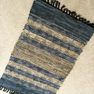 Beautiful Swede look Rug , vegan