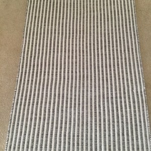 FREE SHIPPING! Rag Rug / Chindi Rag rug/ Scandinavian Area Rug,Gray Color, Cotton /48”x30”