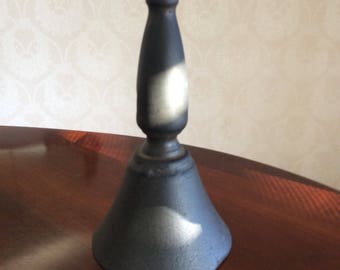 École d’enseignants Bell, Cloche en fonte, Beau rustique, cloche de dîner, cloche de bureau de porte, 5 « x9 »