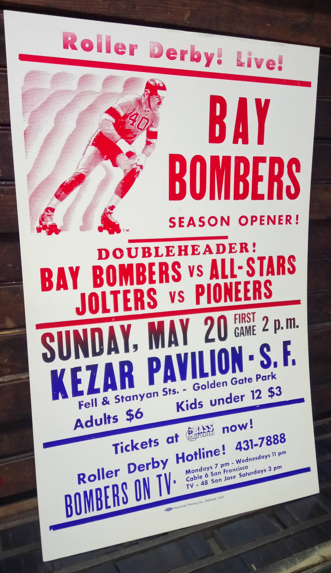 Roller Derby Bay Bombers Vs. Allstars & Jolters Vs Pioneers Etsy