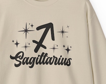 Schütze Sternzeichen Sweatshirt | Schütze Astrologie Rundhalsausschnitt | Schütze Sweatshirt | Schütze Sweatshirt | Schütze Shirt