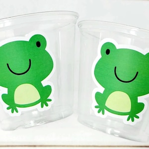 FRIENDLY FACES FROG FACE CLEAR TUMBLER CUP WITH LID AND STRAW 