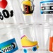 I Love the 80'S PARTY CUPS 80's Birthday Cups 80's Party Cups 80's ...