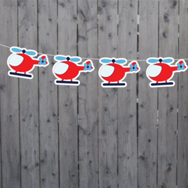 Helicopter Birthday Etsy