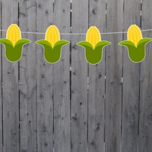 Corn Garland, Corn Banner, Thanksgiving Banner, Thanksgiving Garland, Thanksgiving Decorations, Thanksgiving Party Supplies