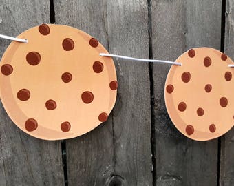 Cookie Garland, Cookie Banner, Cookie Bar Banner, Cookie Birthday, Cookie Decorations, Photo Prop